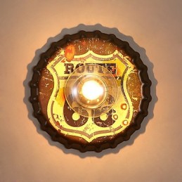 Traditionelle klassische rustikale Lodge Country-Malerei-Funktion für Mini-Stil Umgebungslicht Wandleuchten Wandleuchte