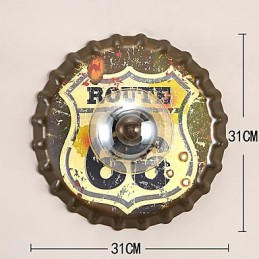 Traditionelle klassische rustikale Lodge Country-Malerei-Funktion für Mini-Stil Umgebungslicht Wandleuchten Wandleuchte