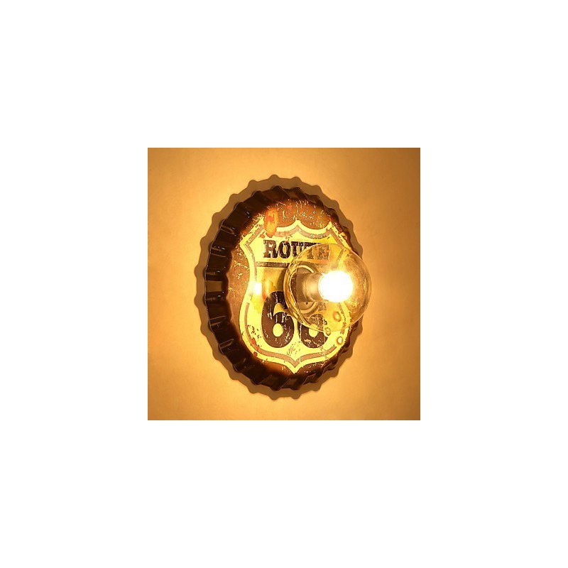 Traditionelle klassische rustikale Lodge Country-Malerei-Funktion für Mini-Stil Umgebungslicht Wandleuchten Wandleuchte