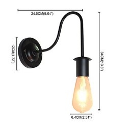Wandleuchten Wand Eisen Wand Lampe Dumme Schwarze Lichtschwert Lampe An Der Wand
