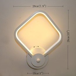 Einfache Moderne Schlafzimmer Nachttischlampe Wandleuchte Kreative Persönlichkeit Treppen Aluminium Lampe