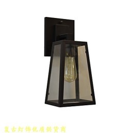 Wandleuchte Wandleuchten Wand Eisen Wandlampe dumm schwarz Lichtschwert Lampe an der Wand