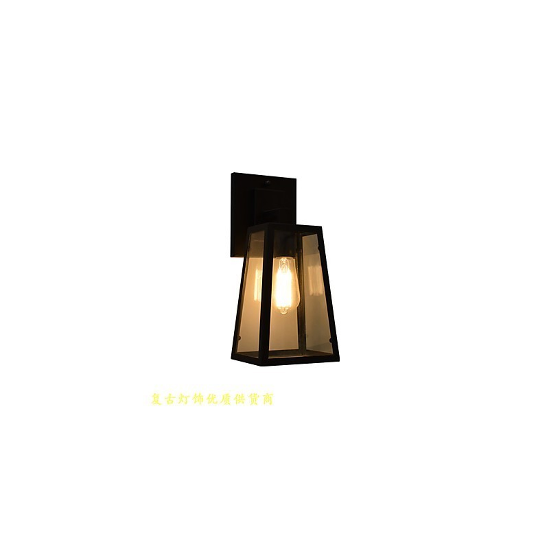 Wandleuchte Wandleuchten Wand Eisen Wandlampe dumm schwarz Lichtschwert Lampe an der Wand