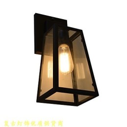 Wandleuchte Wandleuchten Wand Eisen Wandlampe dumm schwarz Lichtschwert Lampe an der Wand