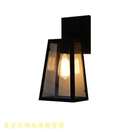 Wandleuchte Wandleuchten Wand Eisen Wandlampe dumm schwarz Lichtschwert Lampe an der Wand
