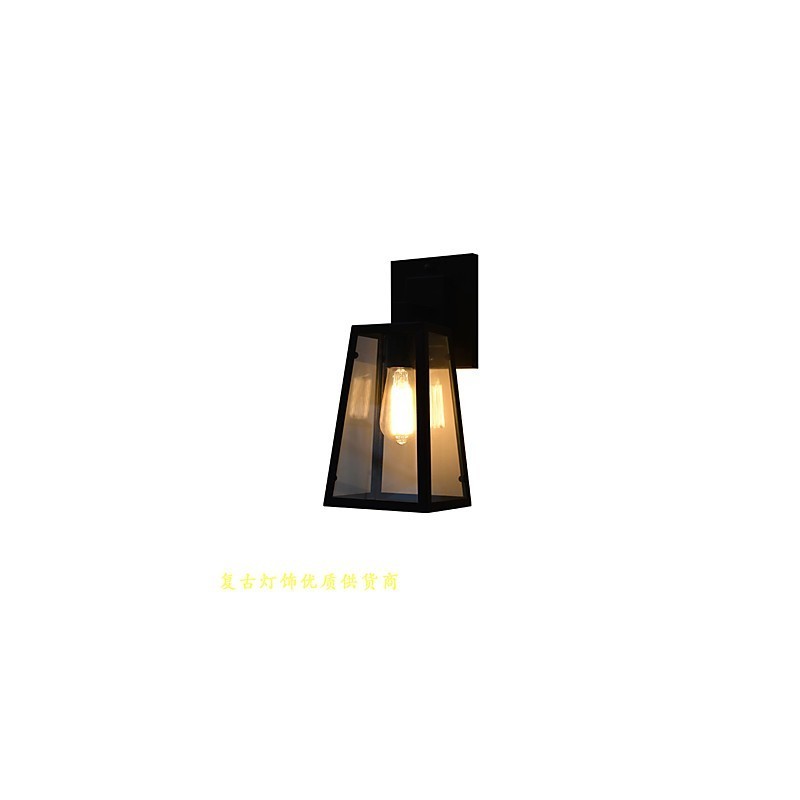 Wandleuchte Wandleuchten Wand Eisen Wandlampe dumm schwarz Lichtschwert Lampe an der Wand