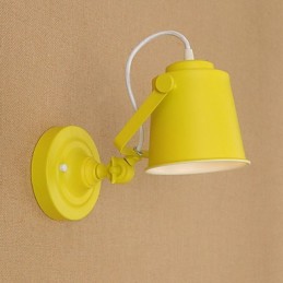Wandleuchte aus lackiertem Stahl, dumme schwarze amerikanische Kaffeedekoration, Retro-Wandleuchte, Lichtschwertlampe an der Wand