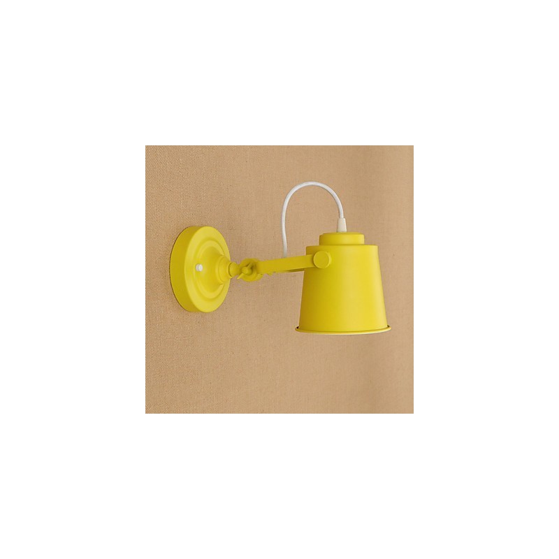Wandleuchte aus lackiertem Stahl, dumme schwarze amerikanische Kaffeedekoration, Retro-Wandleuchte, Lichtschwertlampe an der Wand