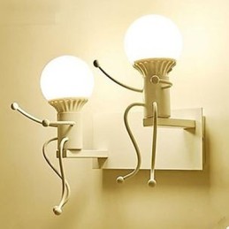 Amerikanischen Land Eisen Wand Lampe Kreative Schlafzimmer Nacht Wand Lampe Warme Gang Bösewicht Wand Lampe
