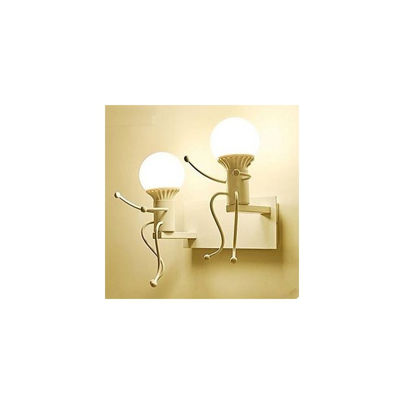 Amerikanischen Land Eisen Wand Lampe Kreative Schlafzimmer Nacht Wand Lampe Warme Gang Bösewicht Wand Lampe