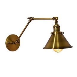 Wandleuchte Wandleuchten Wand Eisen Wandlampe dumm schwarz Lichtschwert Lampe an der Wand