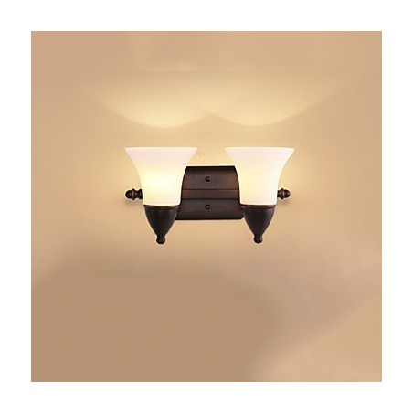 Rustic Lodge Wandleuchter mit schwarzem Oxid-Finish, Funktion zum Schutz der Augen, Umgebungslicht Rustic Lodge Wandleuchter mit schwarzem Oxid-Finish, Funktion zum Schutz der Augen, Umgebungslicht
