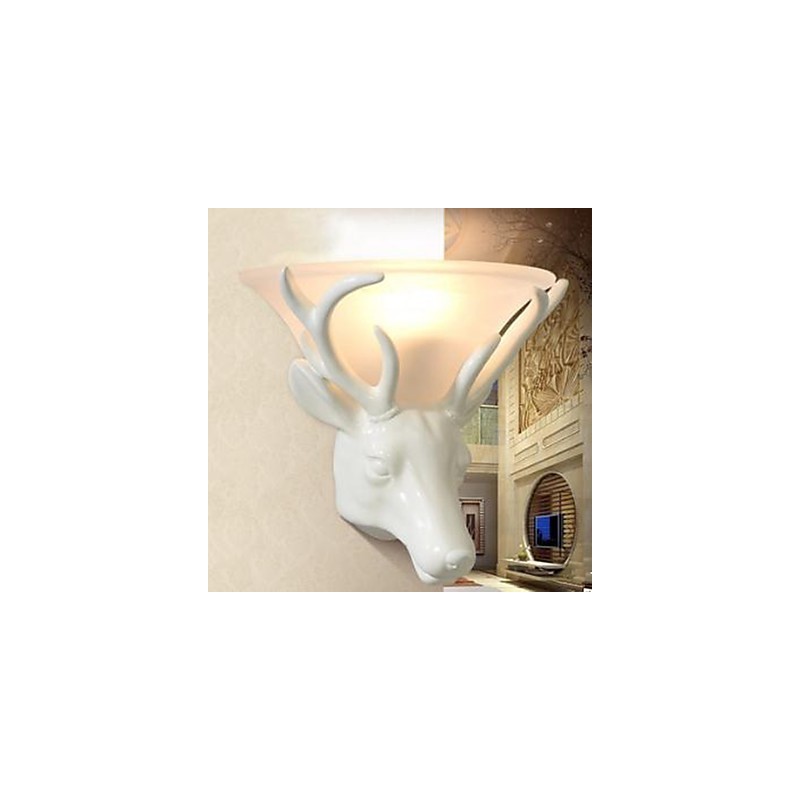 Moderne und vertraglich Hirschkopf Wandleuchte Mode kreative Wohnzimmer Schlafzimmer Wandleuchte