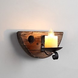 Rustikale Lodge-Malerei-Funktion für Mini-Stil Uplight Wandleuchten Wandleuchte