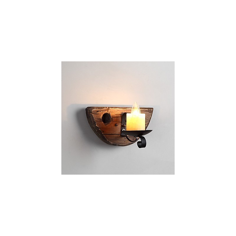 Rustikale Lodge-Malerei-Funktion für Mini-Stil Uplight Wandleuchten Wandleuchte