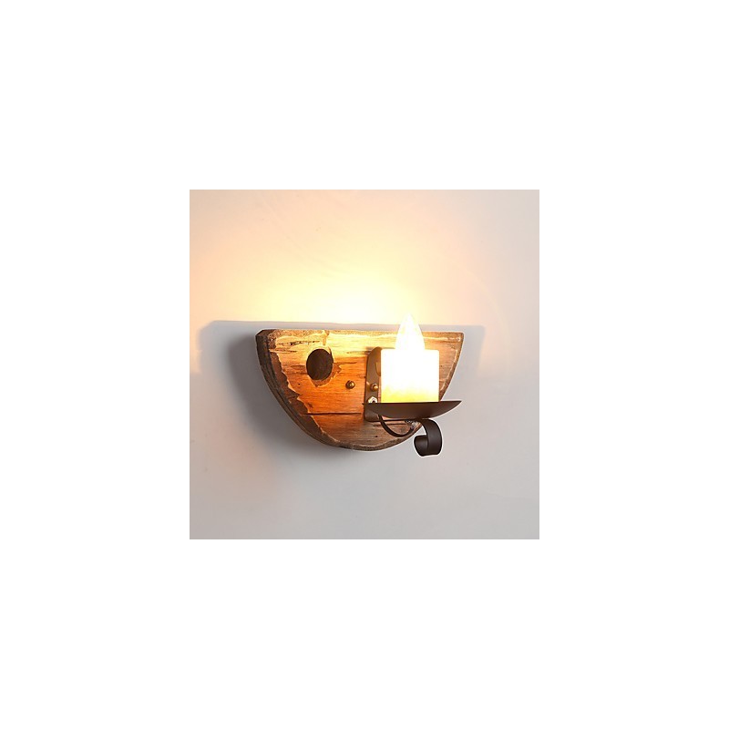 Rustikale Lodge-Malerei-Funktion für Mini-Stil Uplight Wandleuchten Wandleuchte