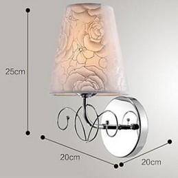 Moderne zeitgenössische galvanisierte Feature Uplight Wandleuchten Wandleuchte