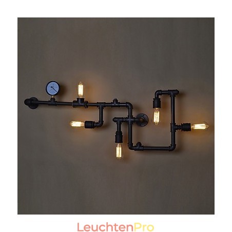 Loft Industrielle Wandlampen Antike Edison Wandleuchten mit Glühbirnen Vintage Pipe Wandlampe für Wohnzimmerbeleuchtung Loft Industrielle Wandlampen Antike Edison Wandleuchten mit Glühbirnen Vintage Pipe Wandlampe für Wohnzimmerbeleuchtung