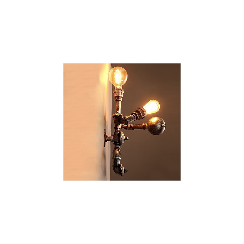 Loft Wasserrohr Wandleuchten Retro Industriellen Stil Kreative Roboter Design Metall Restaurant Cafe Bars Stehtisch Wandleuchten