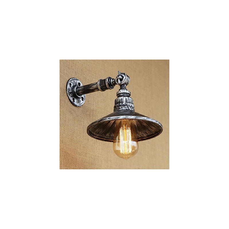 Industrieller Stil Nordische Wasserrohr Wandlampe Wandleuchte Silber