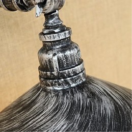 Industrieller Stil Nordische Wasserrohr Wandlampe Wandleuchte Silber