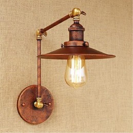 Langer Arm Halbrostig Industriell Retro Nostalgisch Versenkbare Klappwandleuchter Wandleuchte
