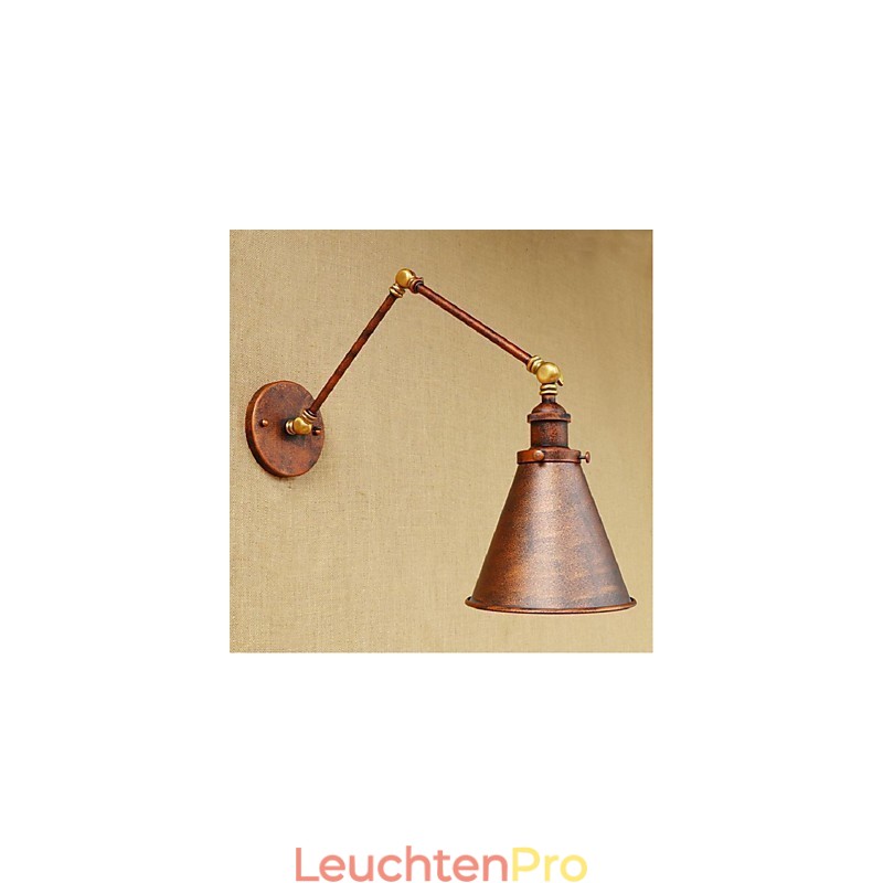 Lange arm Halb rost Retro Kreative Nostalgische Versenkbare Klapp Wandleuchten Wand Licht