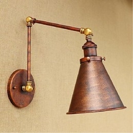 Lange arm Halb rost Retro Kreative Nostalgische Versenkbare Klapp Wandleuchten Wand Licht