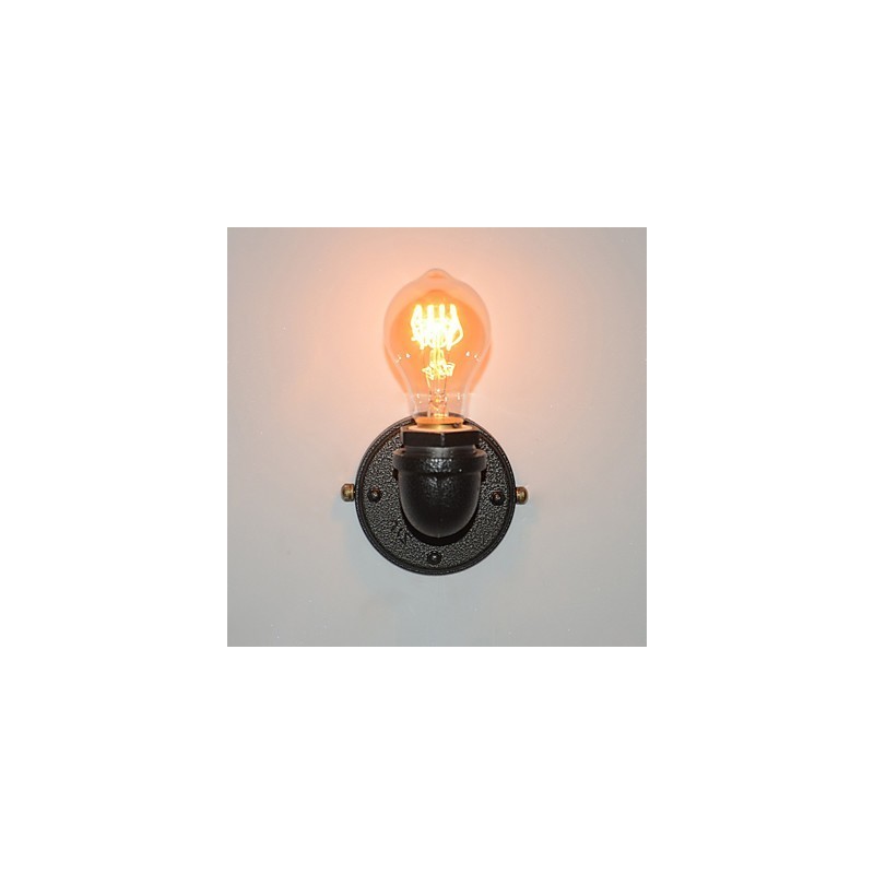 Einfache Retro Industrielle Eisen Rohr Dekorative wand lampe Wand Leuchte
