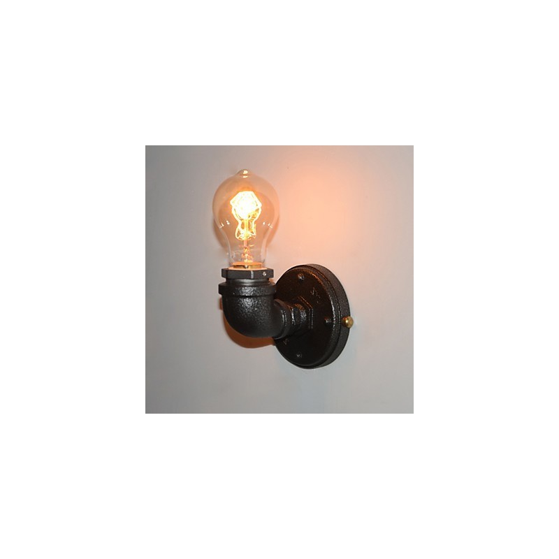 Einfache Retro Industrielle Eisen Rohr Dekorative wand lampe Wand Leuchte