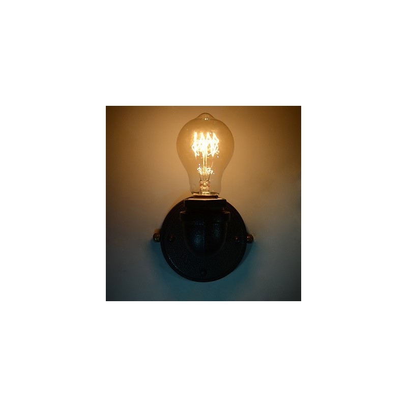 Einfache Retro Industrielle Eisen Rohr Dekorative wand lampe Wand Leuchte
