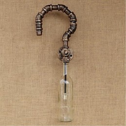 Retro American Village Creative Industry Wind Designer Wasserflasche Wandleuchte Wandleuchte