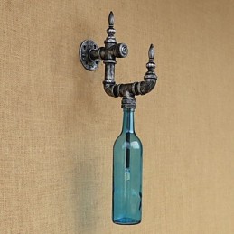 Retro Nostalgie Mit Persönlichkeit Cafe Bar Restaurant Korridor Wasser Flasche Wand Lampe