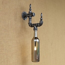 Retro Nostalgie Mit Persönlichkeit Cafe Bar Restaurant Korridor Wasser Flasche Wand Lampe