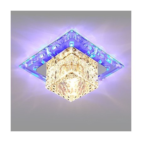 Mini Kristall Deckenleuchte Spotlight 3W Kreative Lampe Leuchtstoffröhre Bunte Farbe Quadratische Kuppelleuchte Mini Kristall Deckenleuchte Spotlight 3W Kreative Lampe Leuchtstoffröhre Bunte Farbe Quadratische Kuppelleuchte