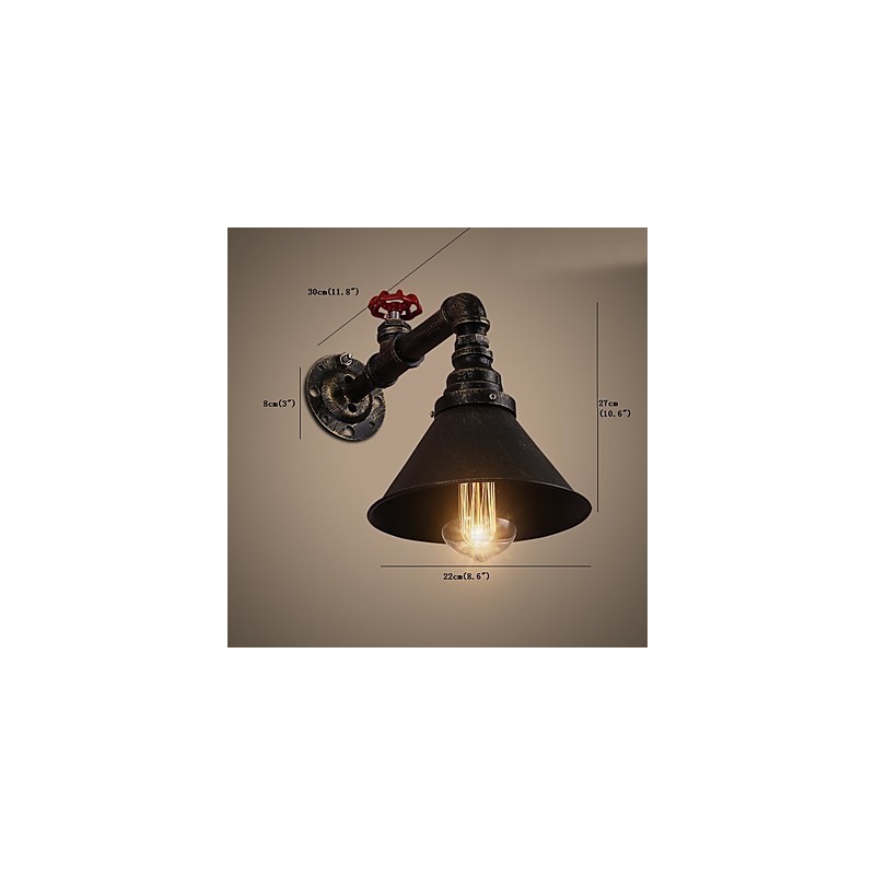 Wasserrohr Wandleuchten Retro Industriellen Stil Kreative Land Metall Restaurant Cafe Bars Stehtisch Wandleuchten