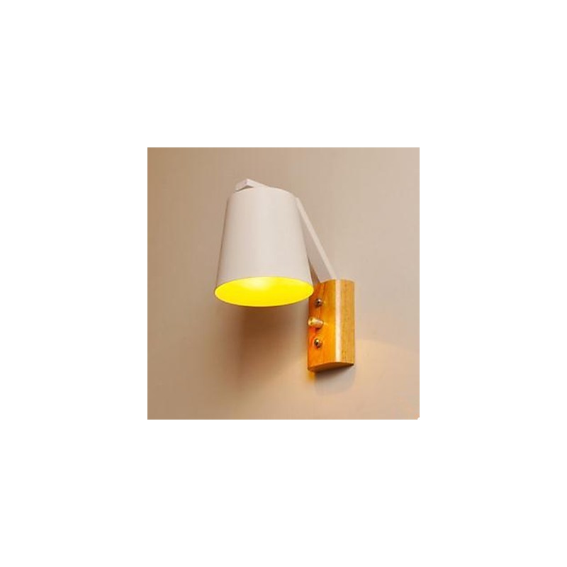 Kreative Persönlichkeit Warmes Holz Eisen Bett Lampe Schalter Mit Nordic Korridor Studie