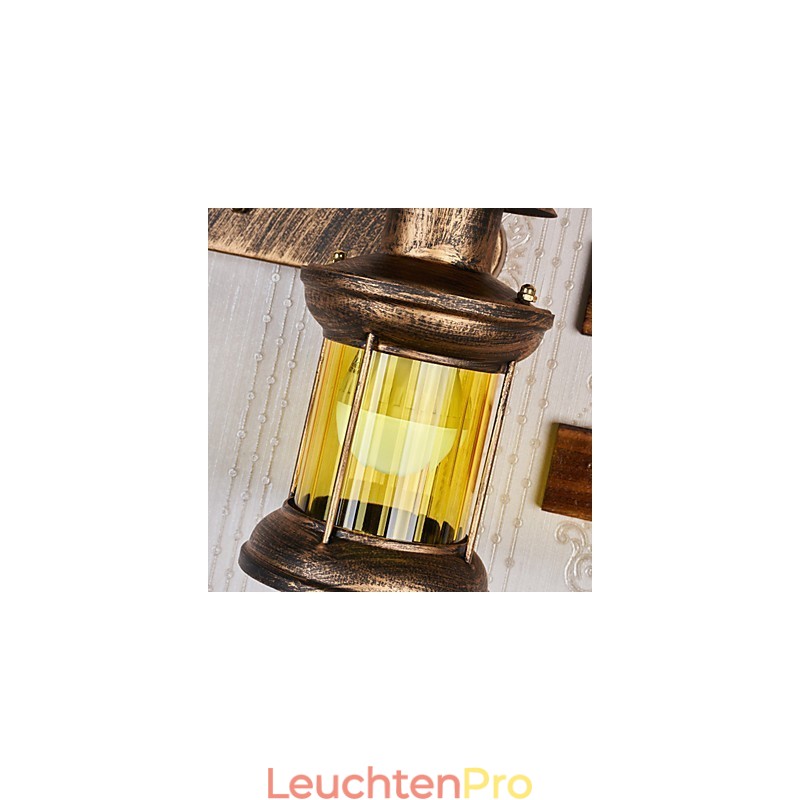 Rustikale Lodge-Malerei-Funktion für Mini-Stil Uplight Wandleuchten Wandleuchte