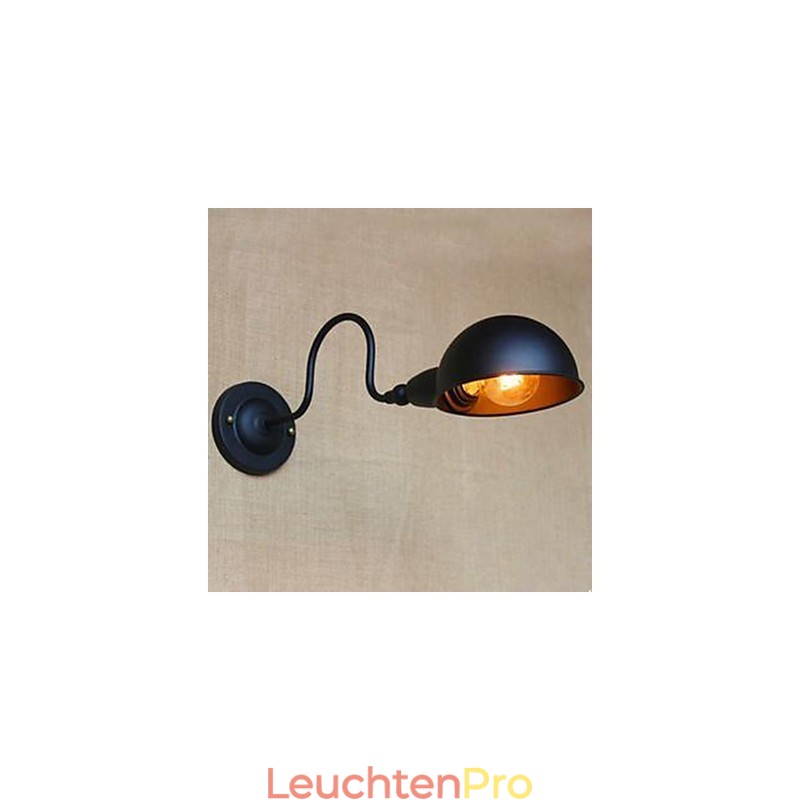Retro Schwarz High Grade Persönlichkeit Nacht Schlafzimmer Studie Dreht Sich Um Dekorative Wand Gang