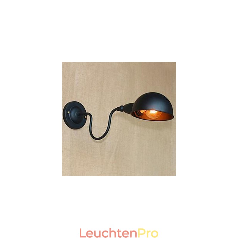 Retro Schwarz High Grade Persönlichkeit Nacht Schlafzimmer Studie Dreht Sich Um Dekorative Wand Gang