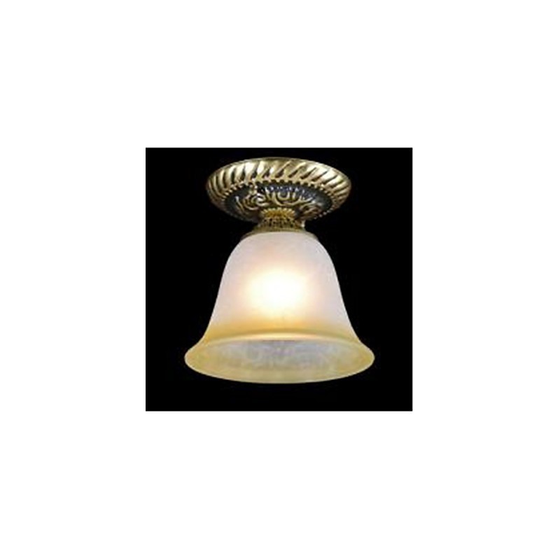 Traditionelle klassische Vintage-Retro-Bronze-Metall-Unterputzleuchte