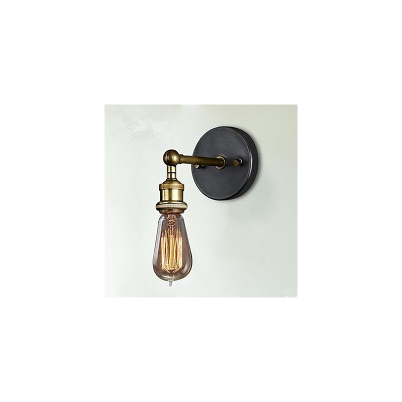 Die American Village Wand Balkon Korridor Einfache Kupfer Kopf Lampe