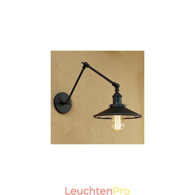 Rustikale Lodge Country Retro-Malerei-Funktion für Mini-Stil Swing Arm Wandleuchte