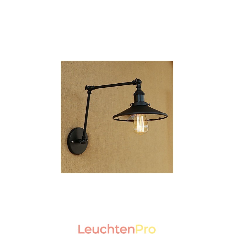 Rustikale Lodge Country Retro-Malerei-Funktion für Mini-Stil Swing Arm Wandleuchte
