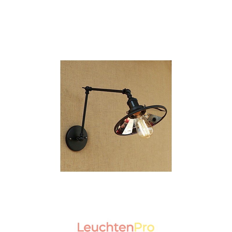 Rustikale Lodge Country Retro-Malerei-Funktion für Mini-Stil Swing Arm Wandleuchte