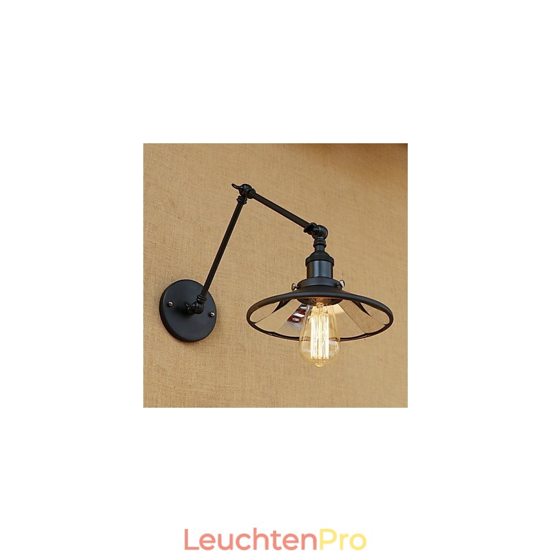 Rustikale Lodge Country Retro-Malerei-Funktion für Mini-Stil Swing Arm Wandleuchte