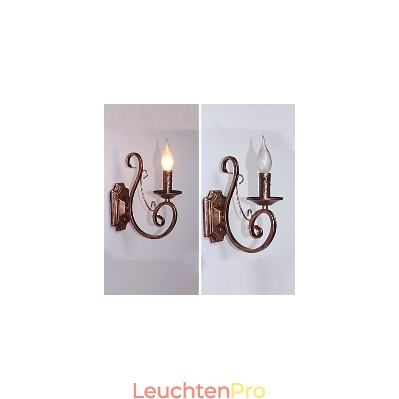 Mini Retro Wand Lampe Flur Metall Kerze Form Wand Lampe Beleuchtung