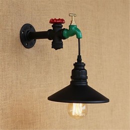 Country-Neuheit Retro-Malerei-Funktion für Mini-Stil Umgebungslicht Wandleuchten Wandleuchte