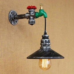 Country-Neuheit Retro-Malerei-Funktion für Mini-Stil Umgebungslicht Wandleuchten Wandleuchte