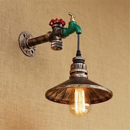 Country-Neuheit Retro-Malerei-Funktion für Mini-Stil Umgebungslicht Wandleuchten Wandleuchte